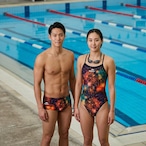 Delfina - Fireworks Squared swim trunk