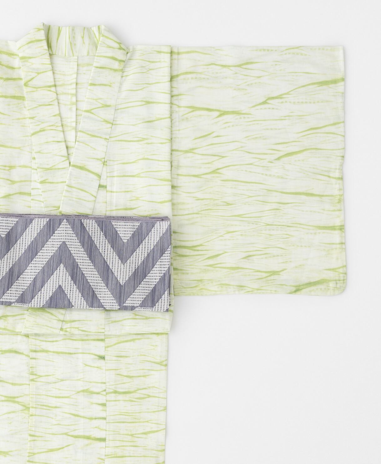 筒染の浴衣レディース <Light Green>
