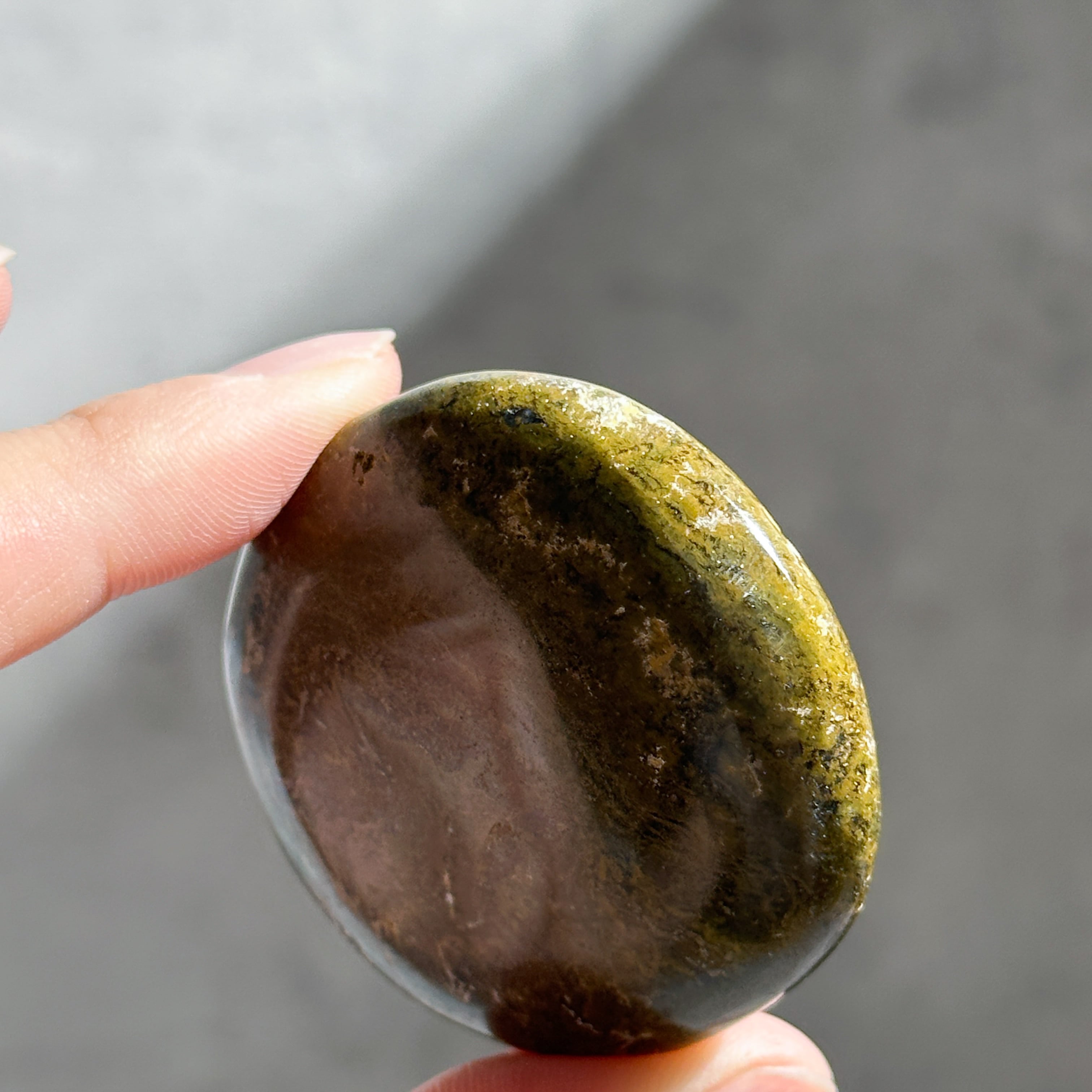 オーシャンジャスパー パームストーン61◇ Ocean Jasper ◇天然石