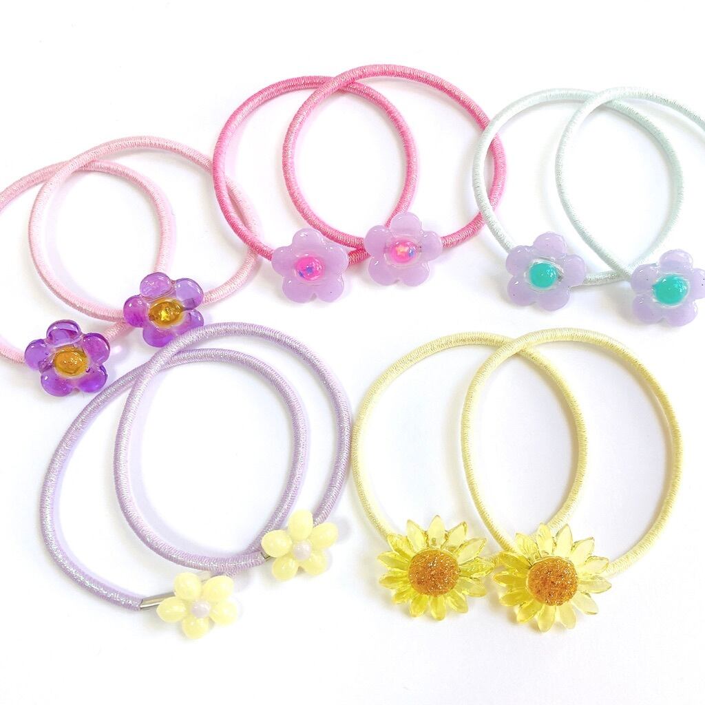 little hair tie  （ 2 ）  キッズヘアゴム