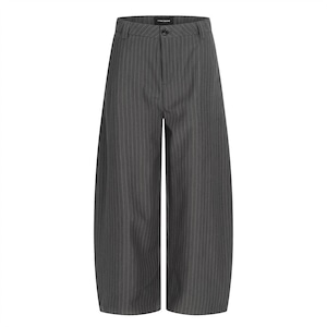 ストライプワイドレッグパンツ