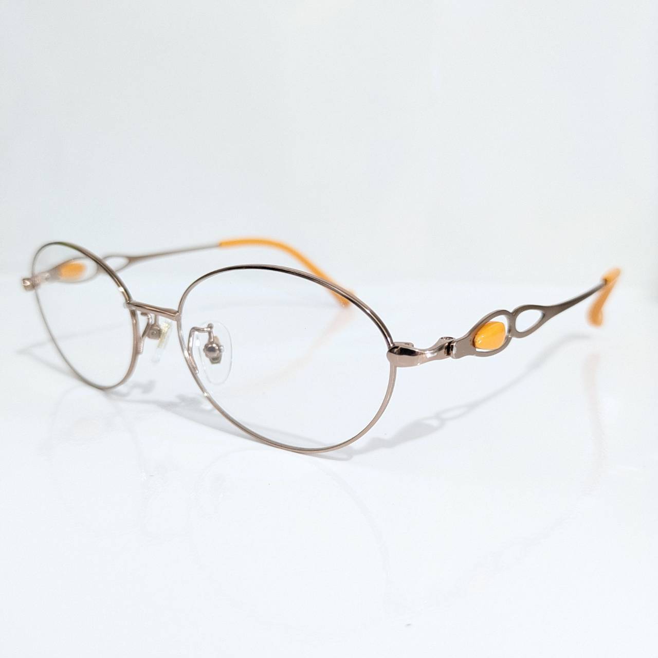 【NoName】屈折率1.67遠近両用セット メタル ゴールド