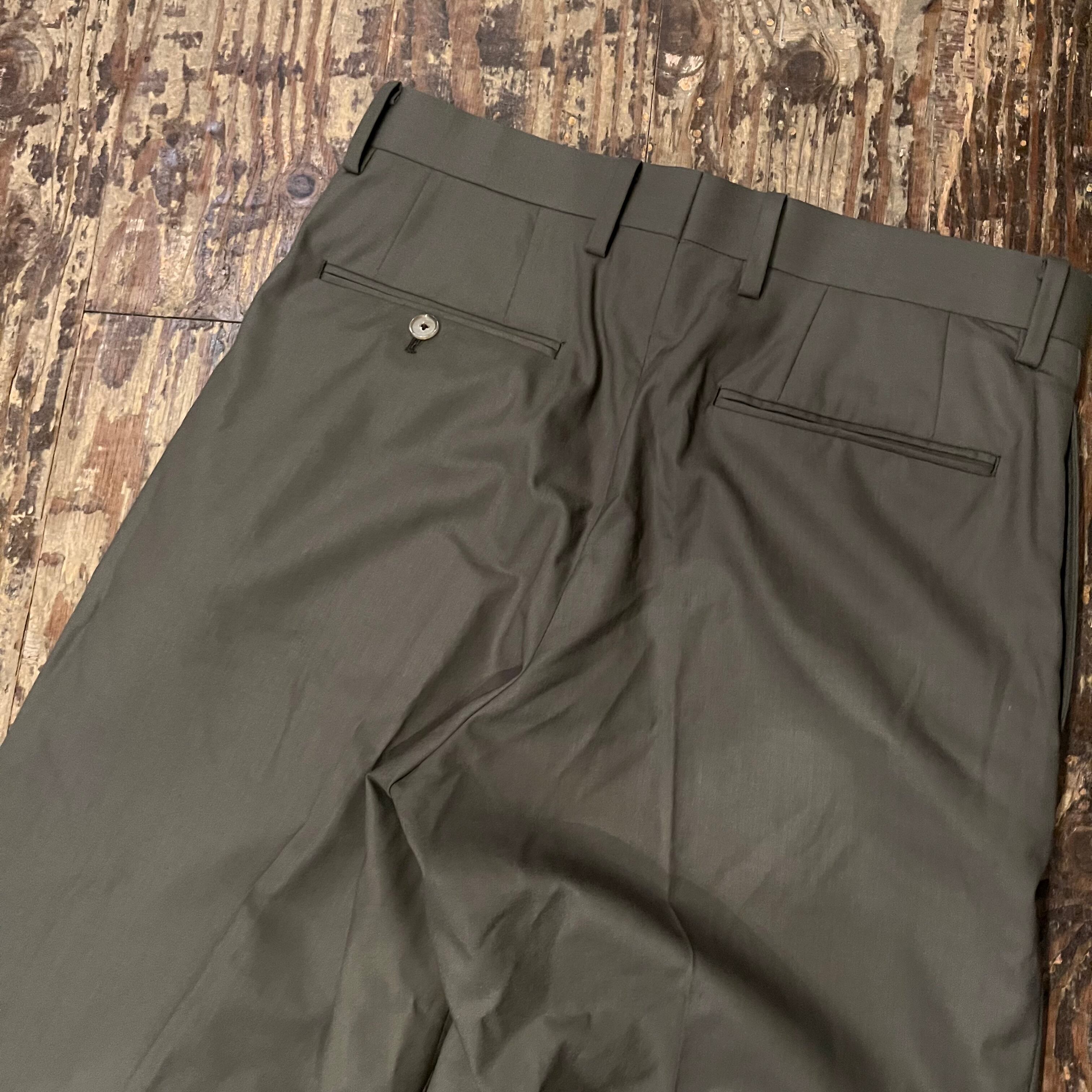 AURALEE オーラリー 24AW SUPER FINE TROPICAL WOOL SLACKS A24AP03WT 