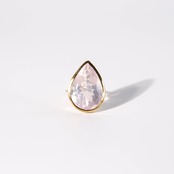 【12号-B】ローズクォーツ リング（グラン）