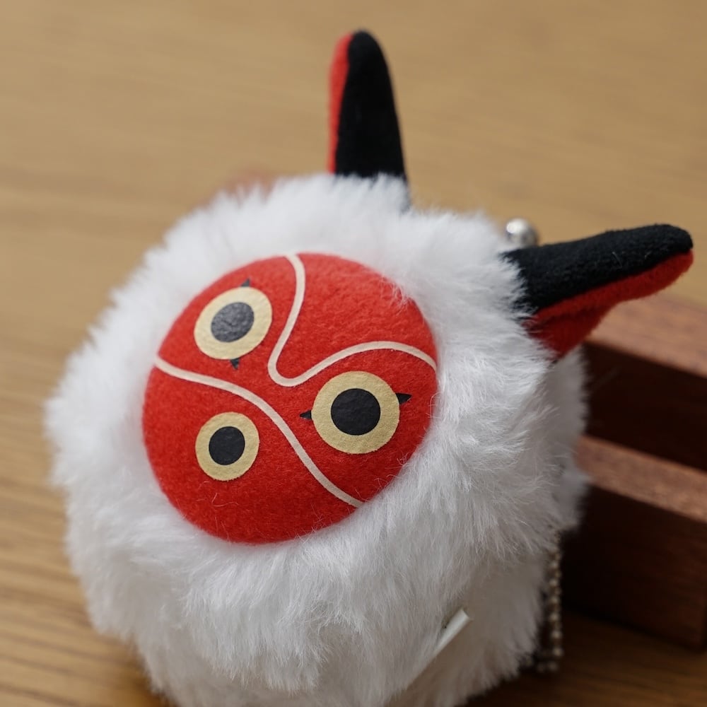 もののけ姫 ふんわりミニがま口 サンのお面（7433） | すすのこ商店
