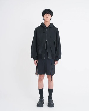 【26SS】Tamme タム / パーカー 長袖 /CWU-45P PARKA BLACK