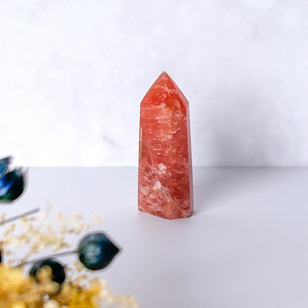 インカローズ(ロードクロサイト) タワー * Rhodochrosite * 天然石