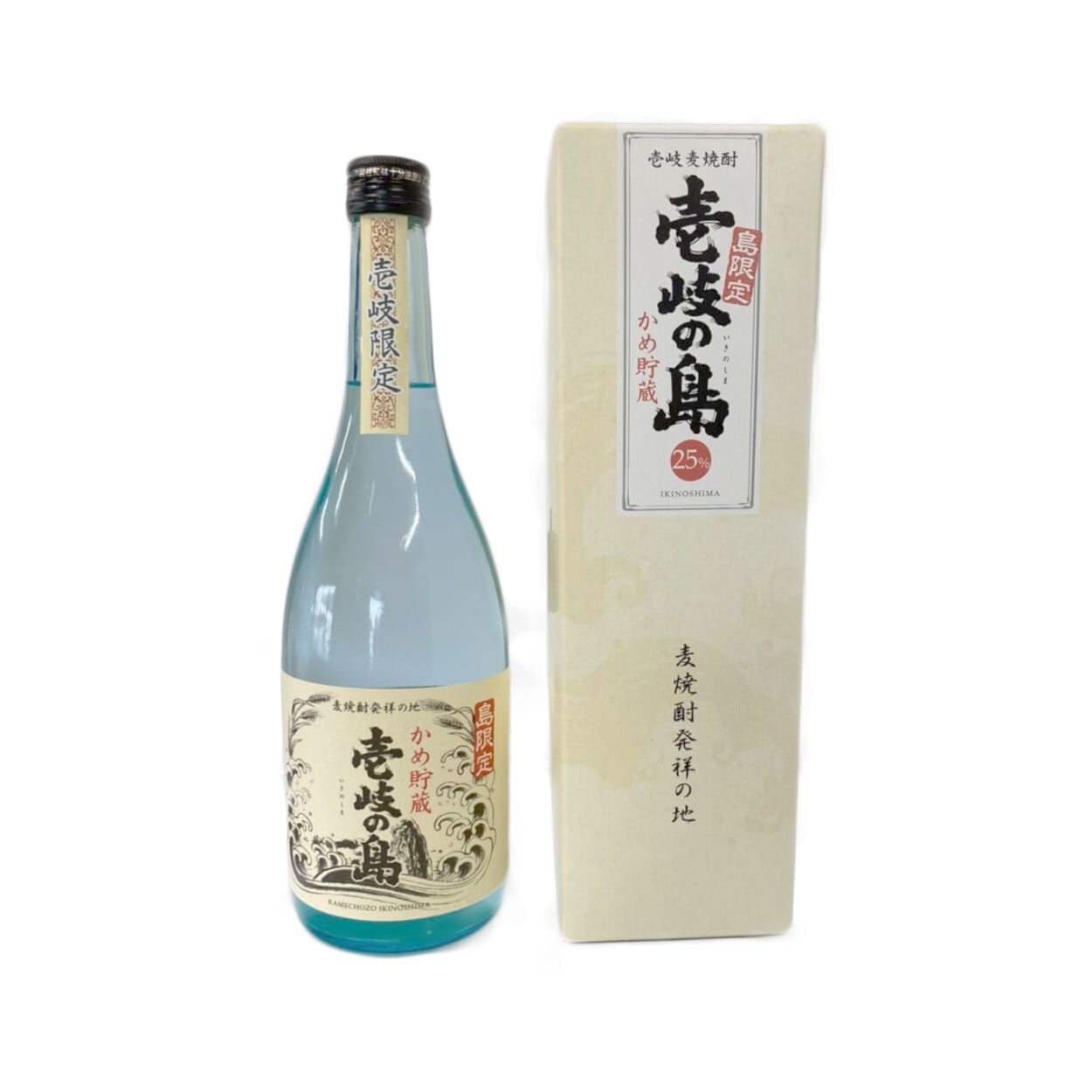 壱岐の島 かめ貯蔵 麦焼酎 25度 720ml【壱岐の蔵酒造】島限定 | 壱岐