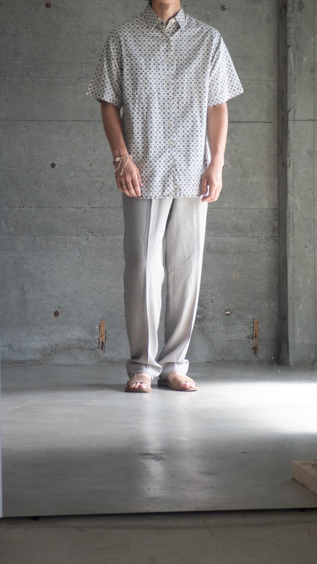 "MURANO" 1990s Geometric pattern shirt