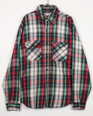 【Caka act2】70〜80's  “FIVE BROTHER” Heavy Flannel Shirt