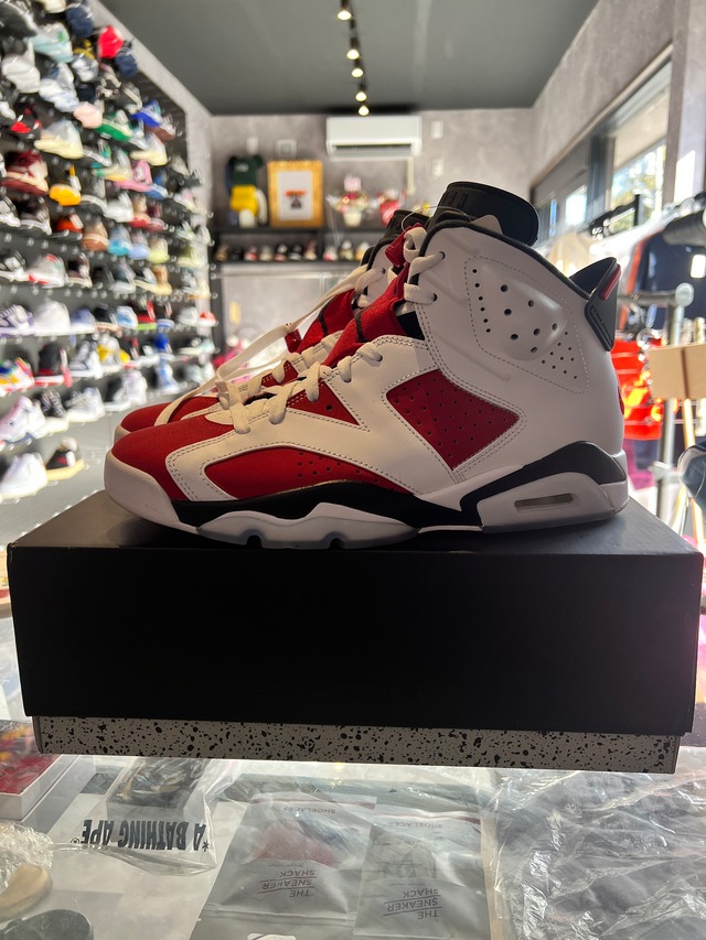 NIKE AIR Jordan 6 Retro"Carmine (2021)" US10.5/28.5cm