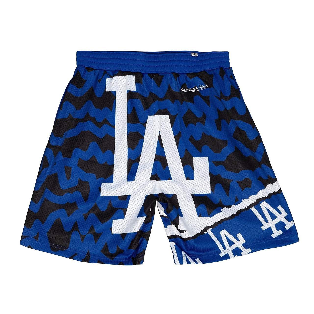 Dodgers M&N Men's Jumbotron 2.0 Sublimated Short Blue/Black