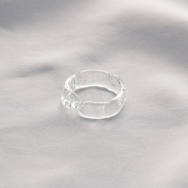 HRR010WH / Arabesque ring (white)