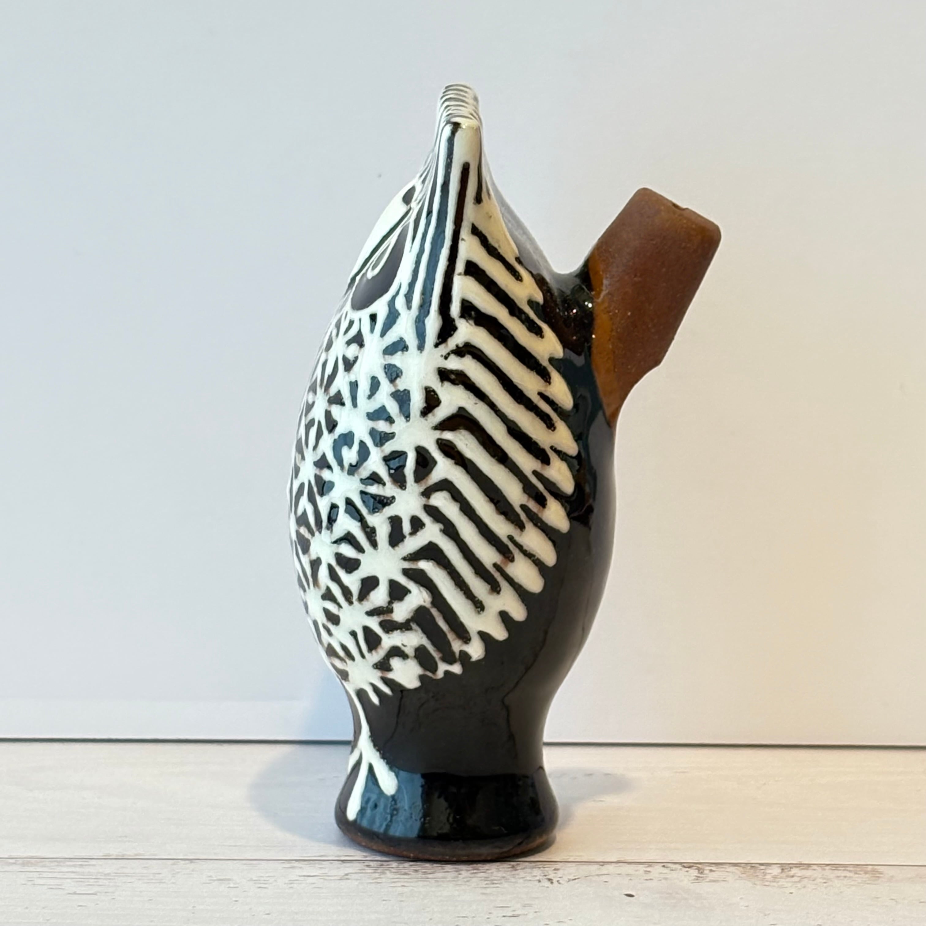 792 リトアニア 陶器の笛/フクロウ | attic