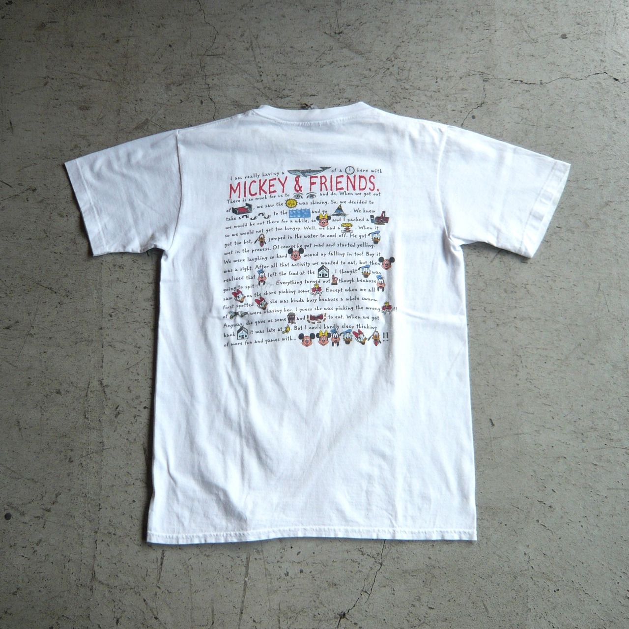 90s Disney ミッキーマウス friends Tシャツ