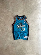 MEXICO製 90's Champion NBA DETROIT PISTONS GAME SHIRTS “GRANT HILL”