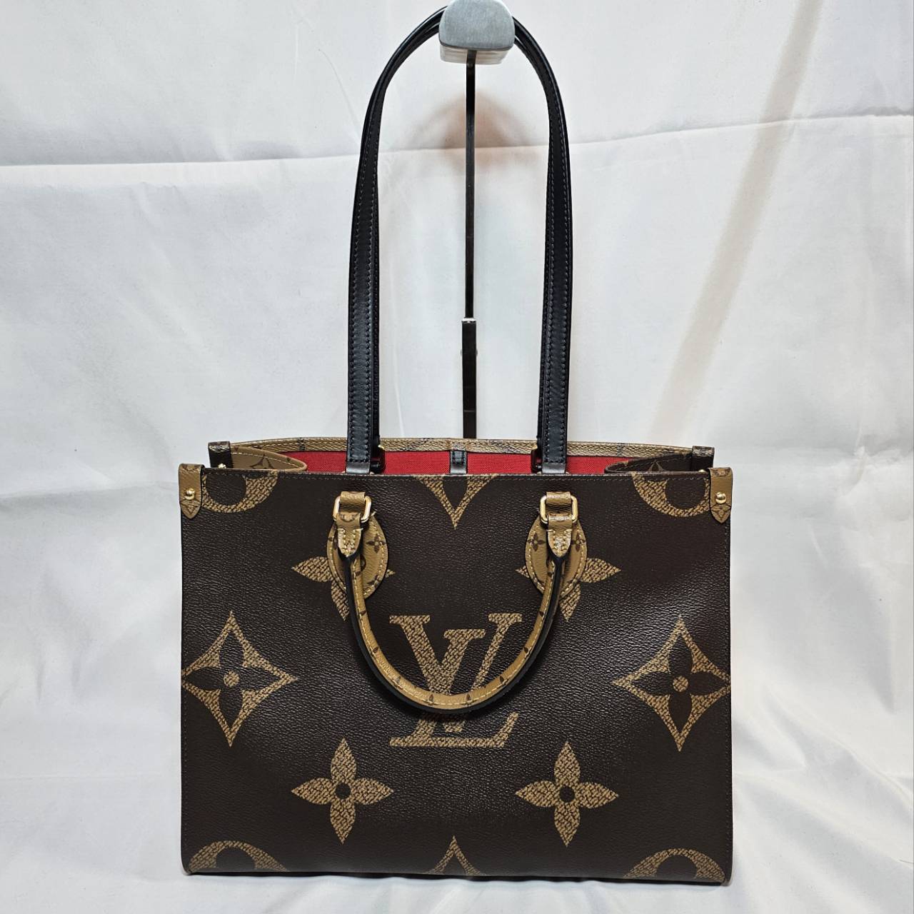 超美品】LOUIS VUITTON オンザゴー MM モノグラムリバース