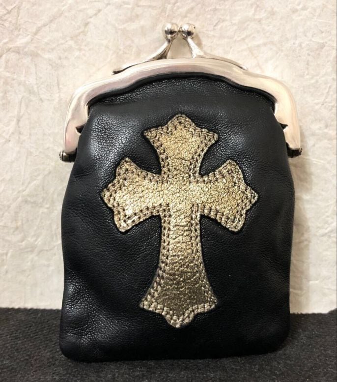 CHROME HEARTS クロムハーツ TINY ZIP クロスパッチ レザー