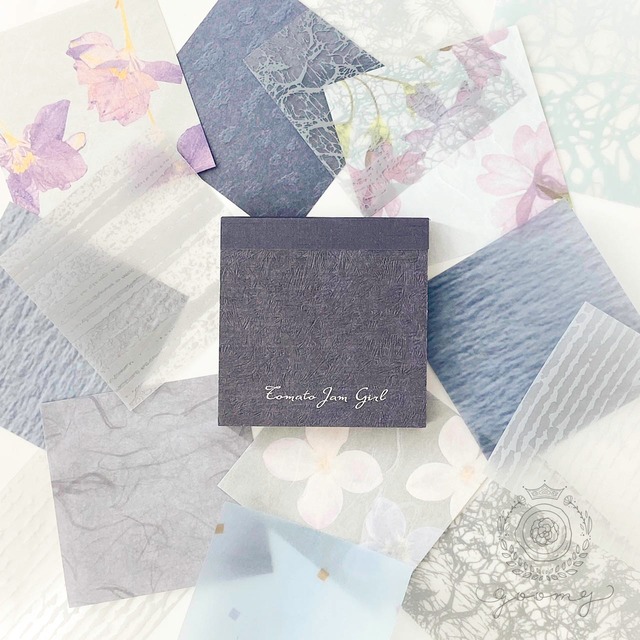 【再入荷】素材4種 ミニペーパー&シールパッド 5 <P346>