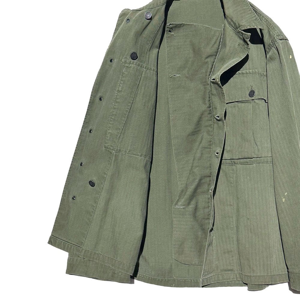 40s US ARMY M-43 HBT JACKET Size36 13スター USARMY] M-43 HBT 13 Star Gas Flap Field Jacket [1940s-] Vintage