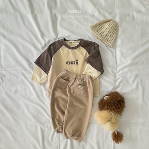 【ONU】ouiラグランTシャツ yellow 70~120cm 240210on