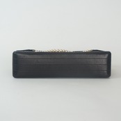 CHANEL シャネル チョコバー ラムスキン チェーン ショルダーバッグ パール ゴールド金具 7番台