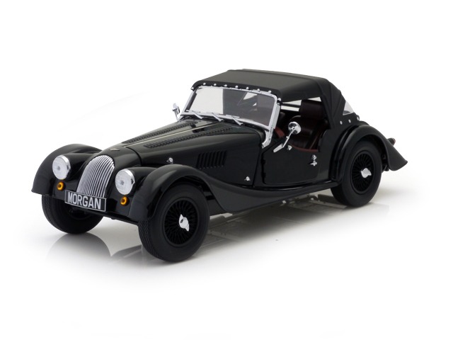 K08115BK (生産終了品 )モデルカー、1/18スケール、京商製、モーガン 4/4、ブラック