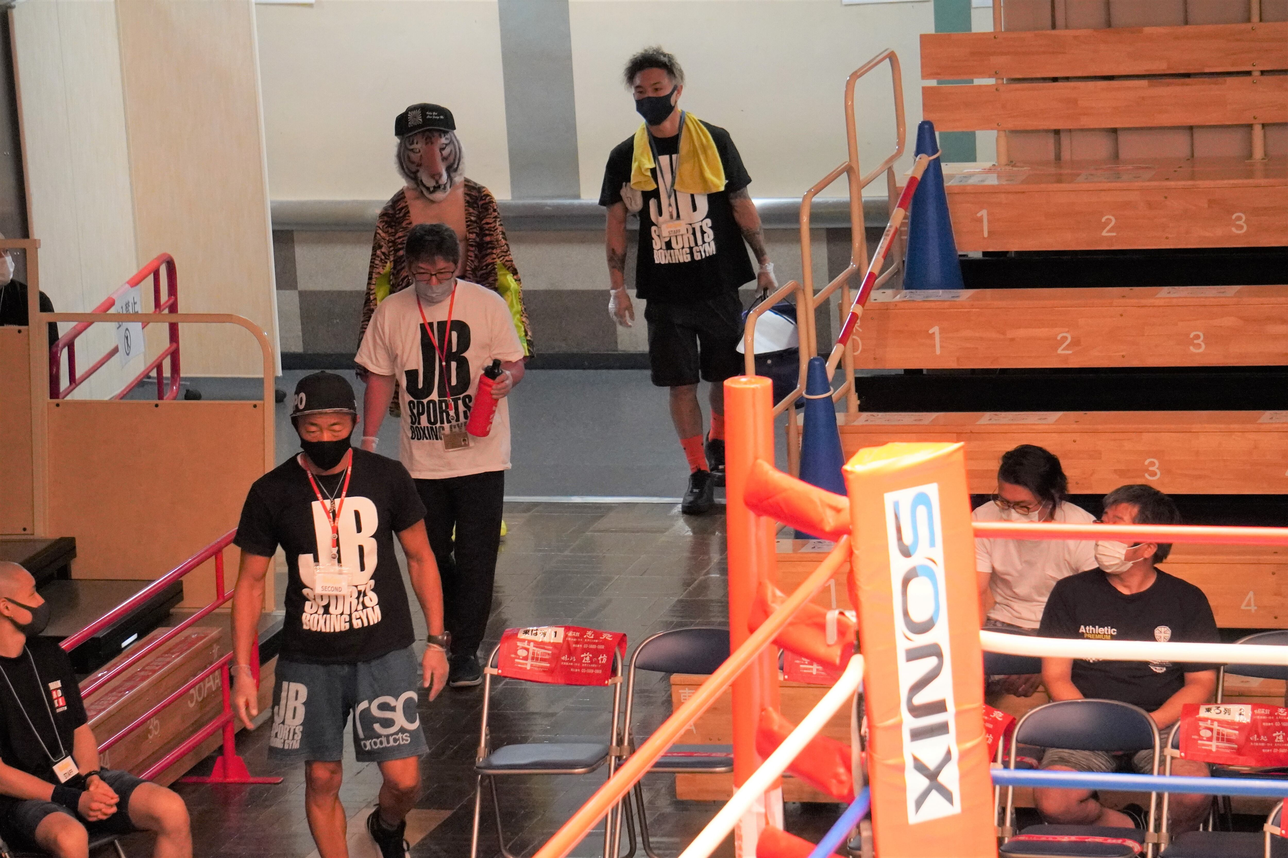 森川ジョージ会長のジム Jbスポーツセコンドtシャツ はじめの一歩オフィシャルグッズ