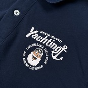 CAPTAIN SANTA キャプテンサンタ Yachtingプリント 半袖 ポロシャツ サイズ S /ネイビー/オールド