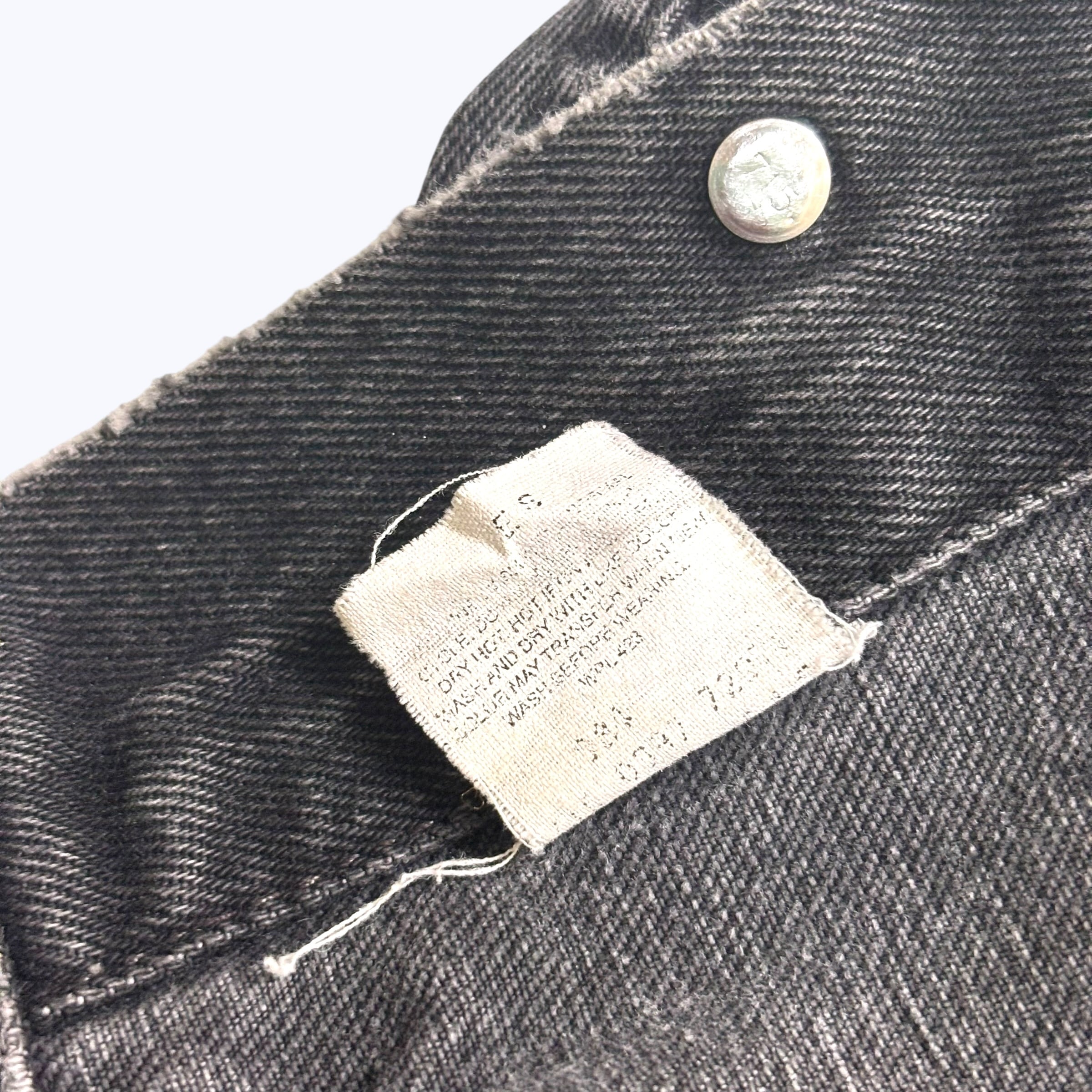 90s Levi's 70507 Black Denim Jacket Made in USA 【M】 90年代