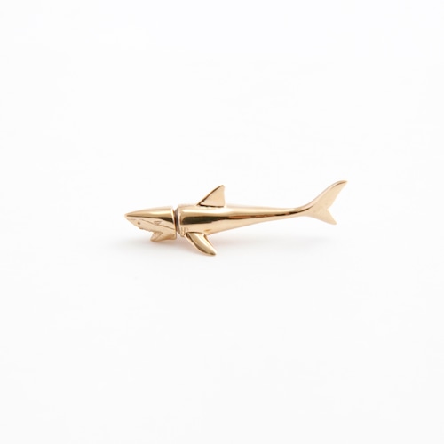 simmon／Shark Pierce_Gold（片耳）