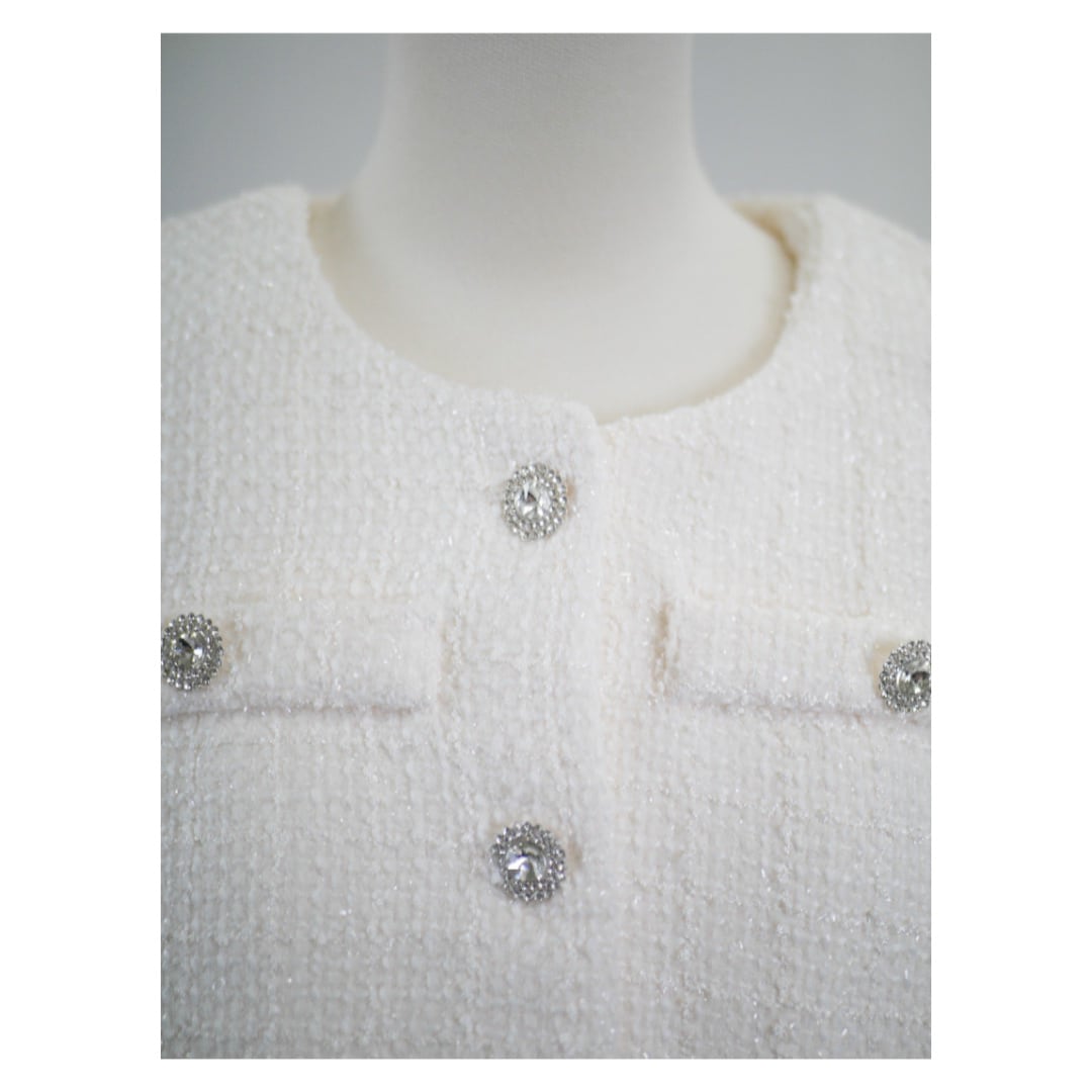 Poodle far docking tweed vest | BéBéoD Poodle far docking tweed vest | BéBéoD