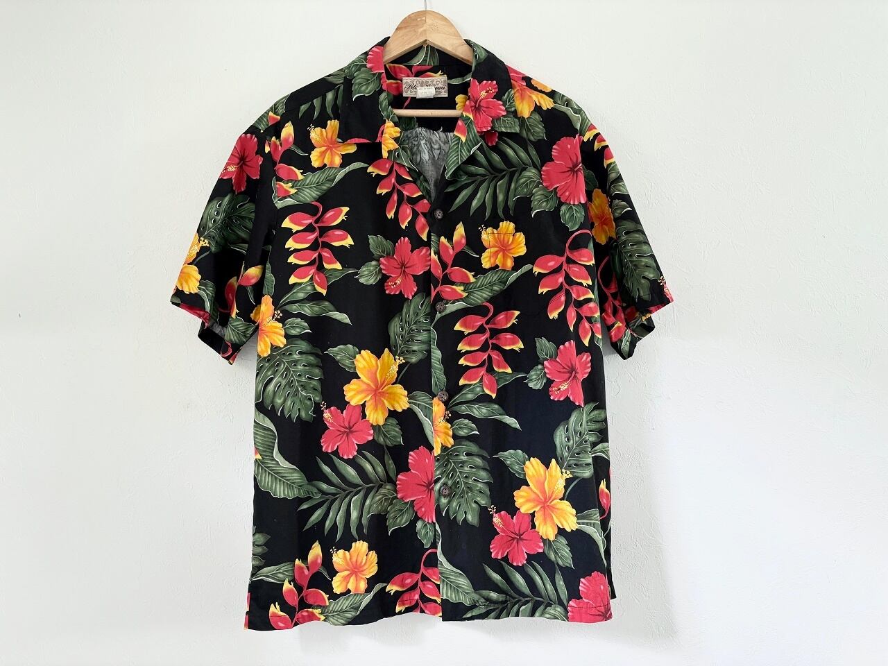Blue Hawaii Cotton aloha shirt MADE IN HAWAII