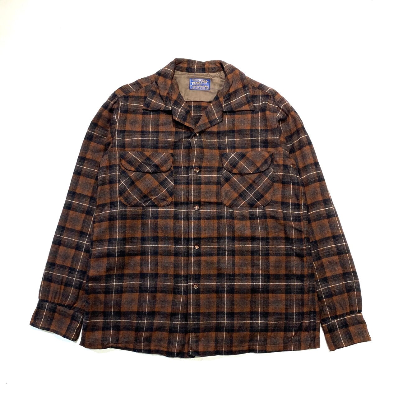 PENDLETON 60s ビンテージ チェック ボードシャツ 50s 70s-