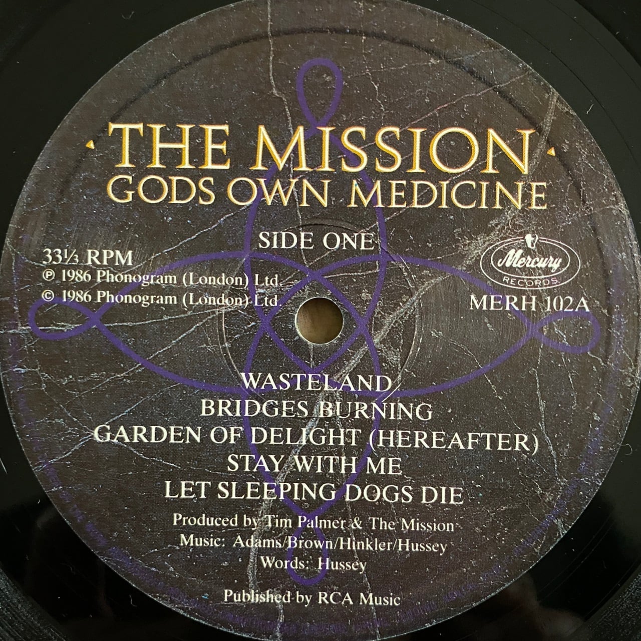 LP】The Mission ‎– Gods Own Medicine | マメシバレコード mameshiba