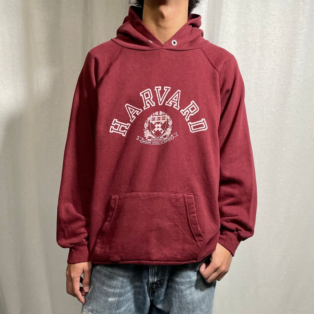 80年代 USA製 Champion HARVARD チャンピオン ハーバード トリコタグ 