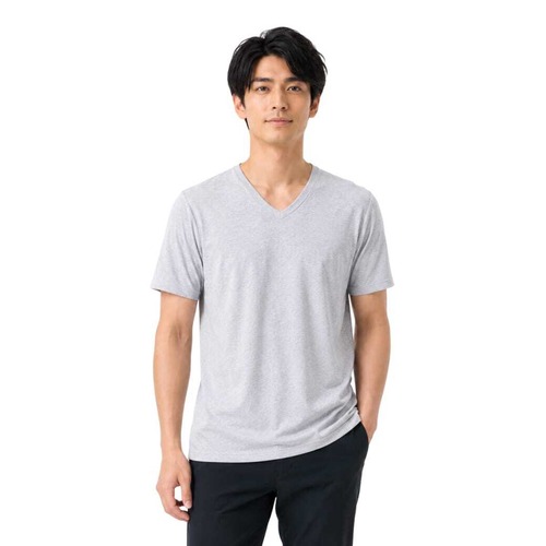 予約 メンズ Ｖネック Ｔシャツ 半袖 無地 薄手 ストレッチ インナー トップス カットソー 夏 大きいサイズ Ｍから5XL スポーツ 部屋着 ビジネス カジュアル cw-a-6736