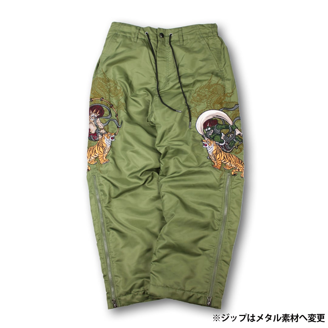 【GALFY】YABAIジップパンツ 133012 ガルフィー 裏ボアパンツ ストリートファッション ブランド メンズ レディース ユニセックス