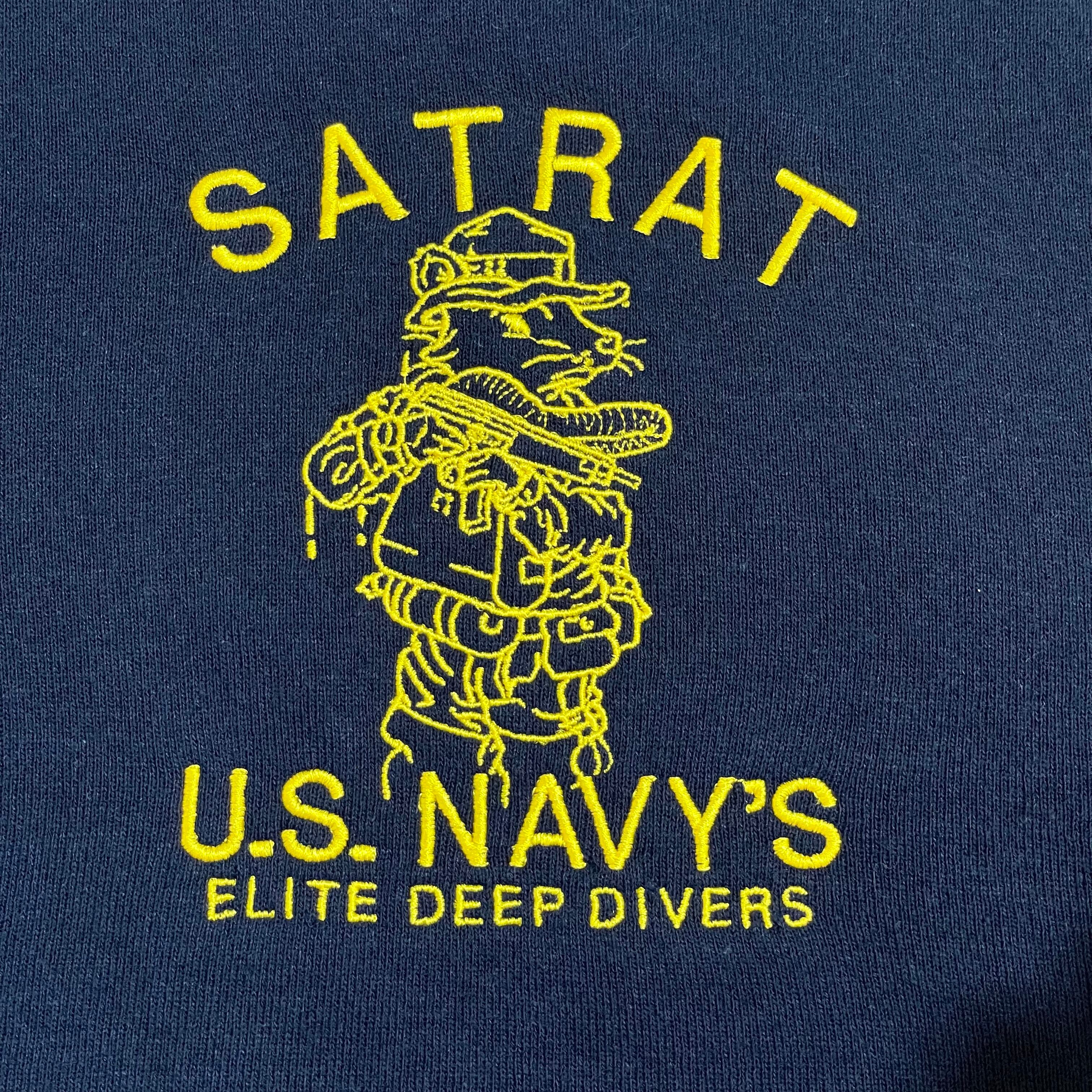 Russell】SATRAT US NAVY ELITE DEEP DIVERS アメリカ海軍学校 刺繍