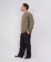 【#Re:room】SATIN NYLON WIDE CARGO PANTS［REP240］