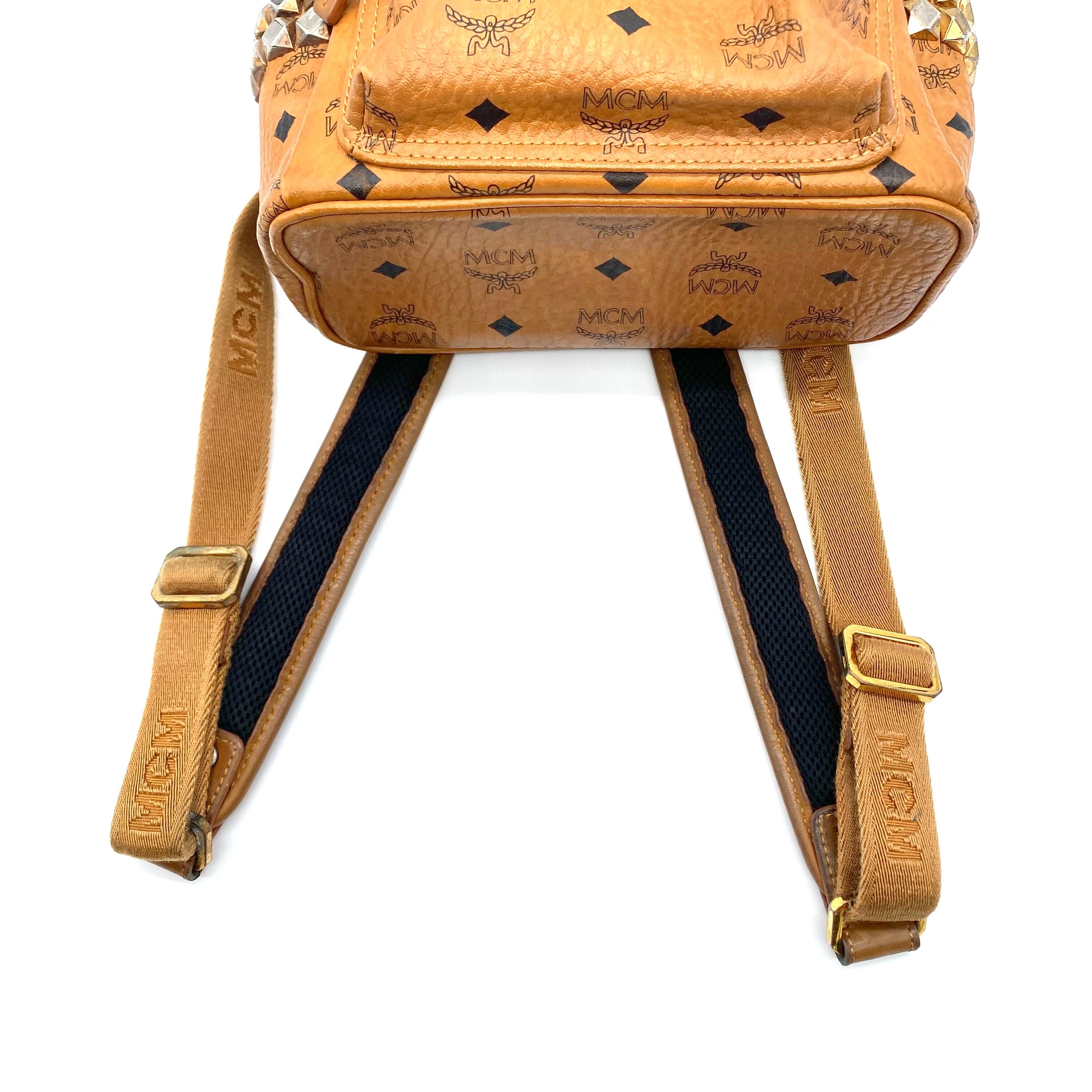 MCM Visetos エムシーエム ヴィセトス柄ミニ バックパック コニャック MCM Visetos エムシーエム ヴィセトス柄ミニ バックパック