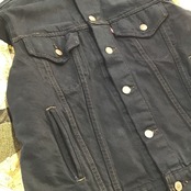 着物デニムジャケット KIMONO DENIM JACKET BLEACH sleevekimonojk04