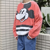 80's disney padded reversible sweat