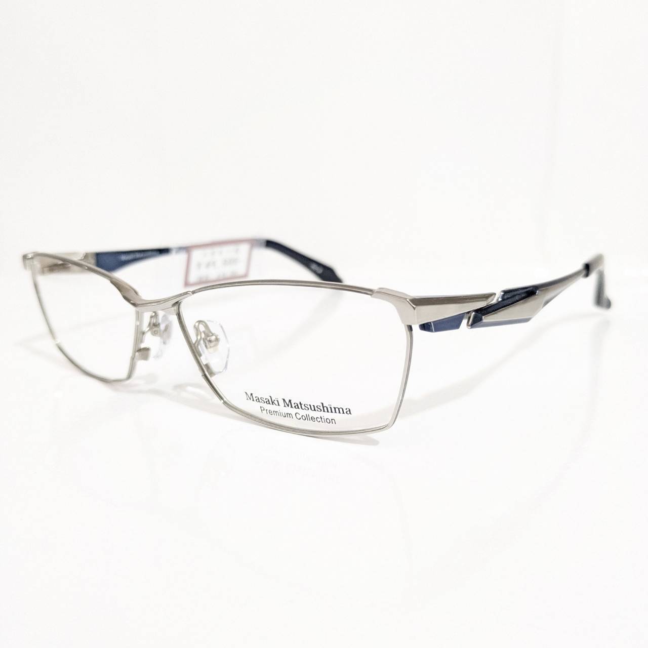 【Masaki Matsushima】スクエアメタルフレーム シルバー
