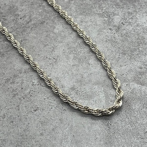 【ロング】ティファニー TIFFANY&CO ツイストロープ ネックレス SV