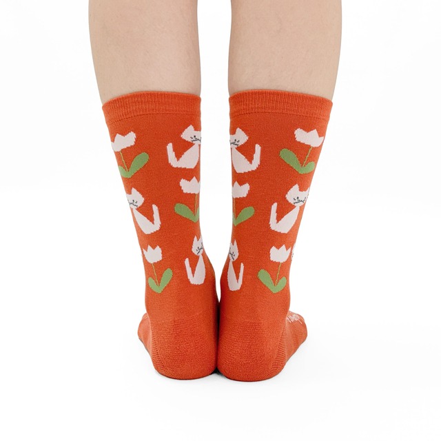 【JIN KITAMURA】北村人 SOCKS FEELINGS OF FLOWERS ソックス お花の気持ち