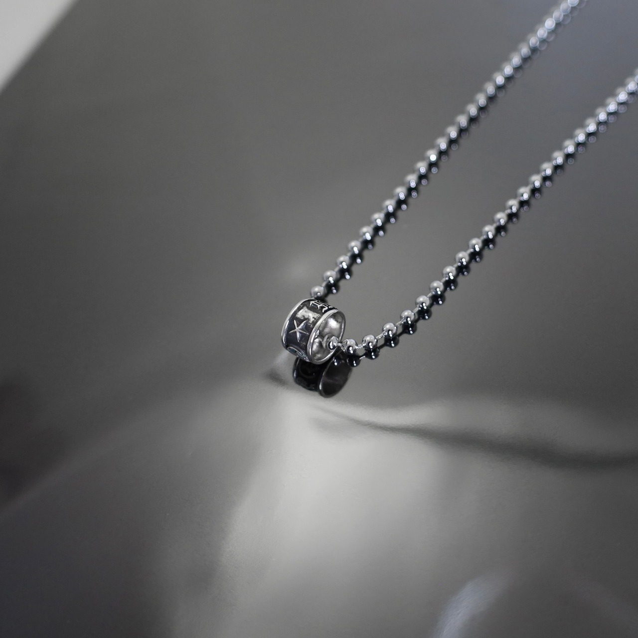 GODSIZE® TINY LABEL RING PENDANT / ゴッドサイズ®タイニーレーベルリングペンダント