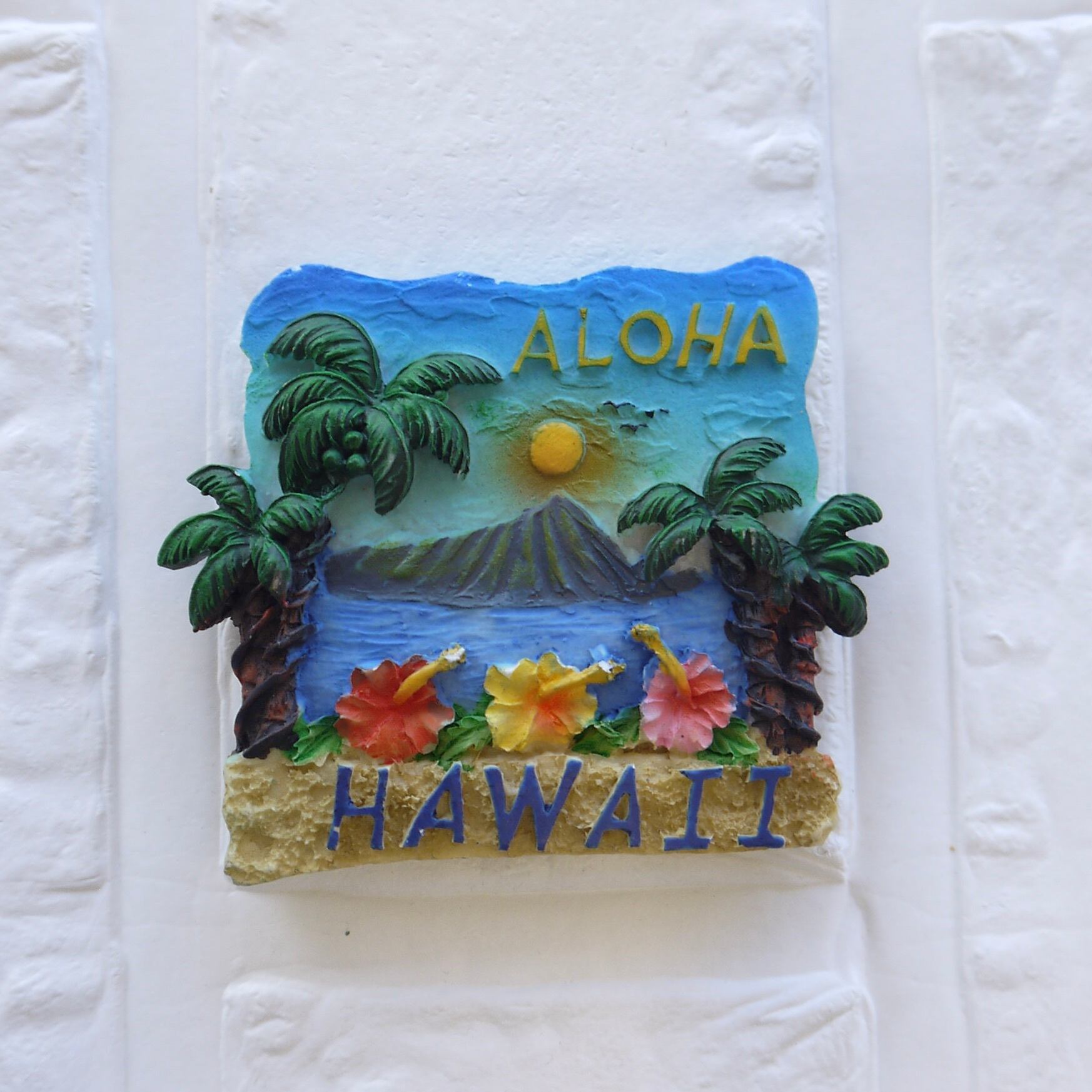 ★ハワイ直輸入★ハワイアンマグネット/ダイヤモンドヘッド/HAWAII/ハワイ磁石/キッチンマグネット/MG-35