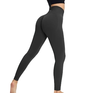 シームレス美尻レギンス ブラック