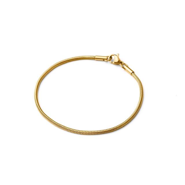 Round snake chain bracelet (cbr0028g)